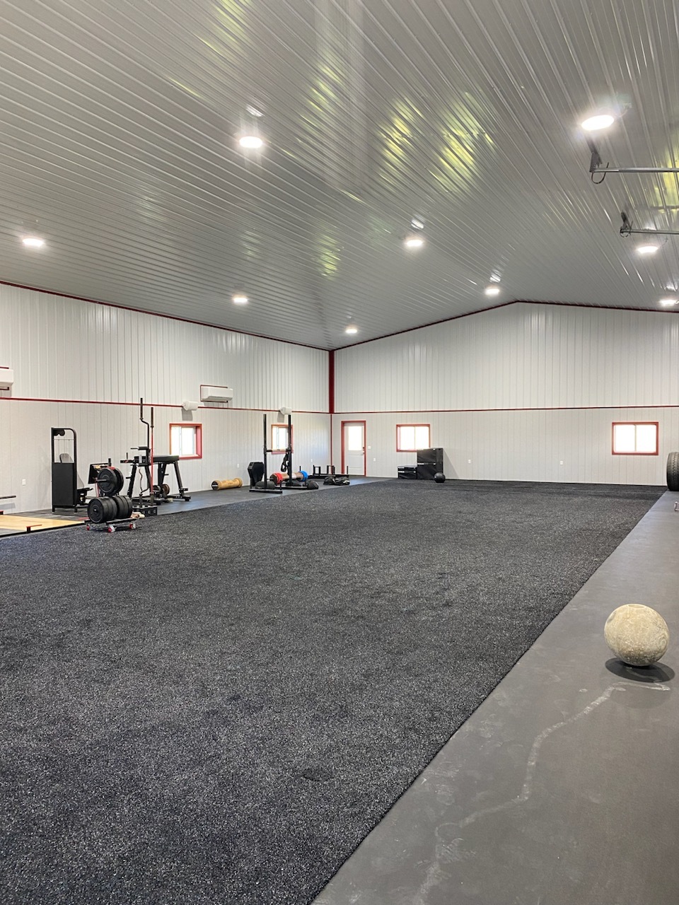 Lighting the Slimins Athletic Training Center in North Louisburg, OH