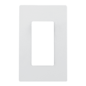 1 Gang Decorator/GFCI - Screwless, Standard Size, White
